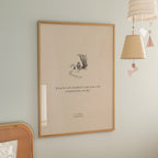 Winnie The Pooh "If You Live To Be A Hundred" Quote | Nursery Room Print | Wall Art Decor