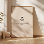 Emily Dickinson "I Am Out With Lanterns" Quote Print | Literary Gift